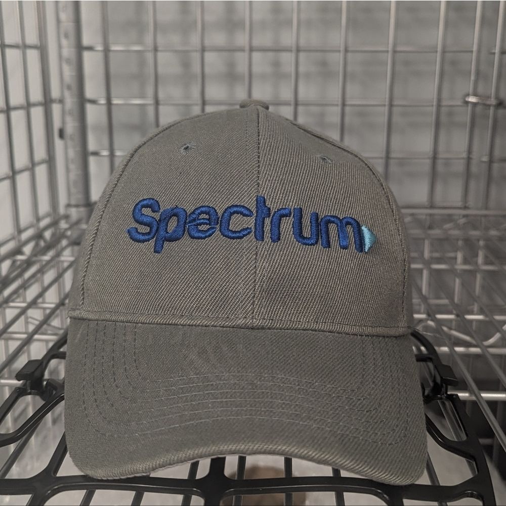 Spectrum Employee Baseball Cap Hat Embroidery Puff 3D Velcro